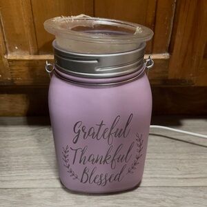 Scentsy Purple Scented Candle Warmer